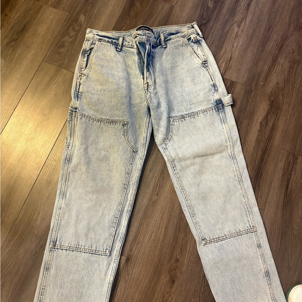 Abercrombie & Fitch Light Blue Men Jeans